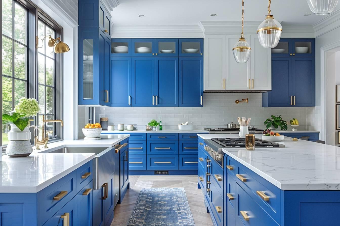 Comment utiliser la couleur bleu dans la cuisine : idées et astuces déco