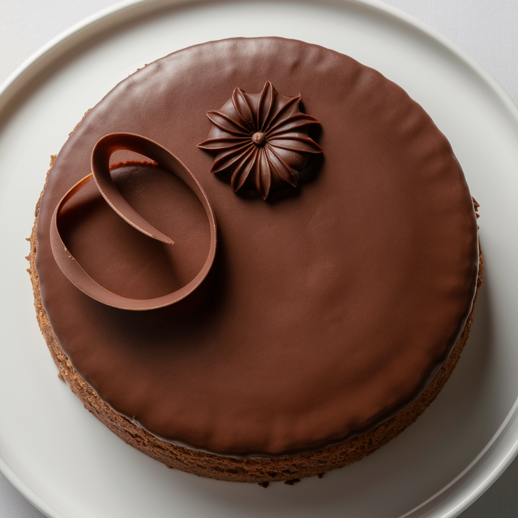nappage-chocolat-gateau gâteau au chocolat avec nappage sur le dessus