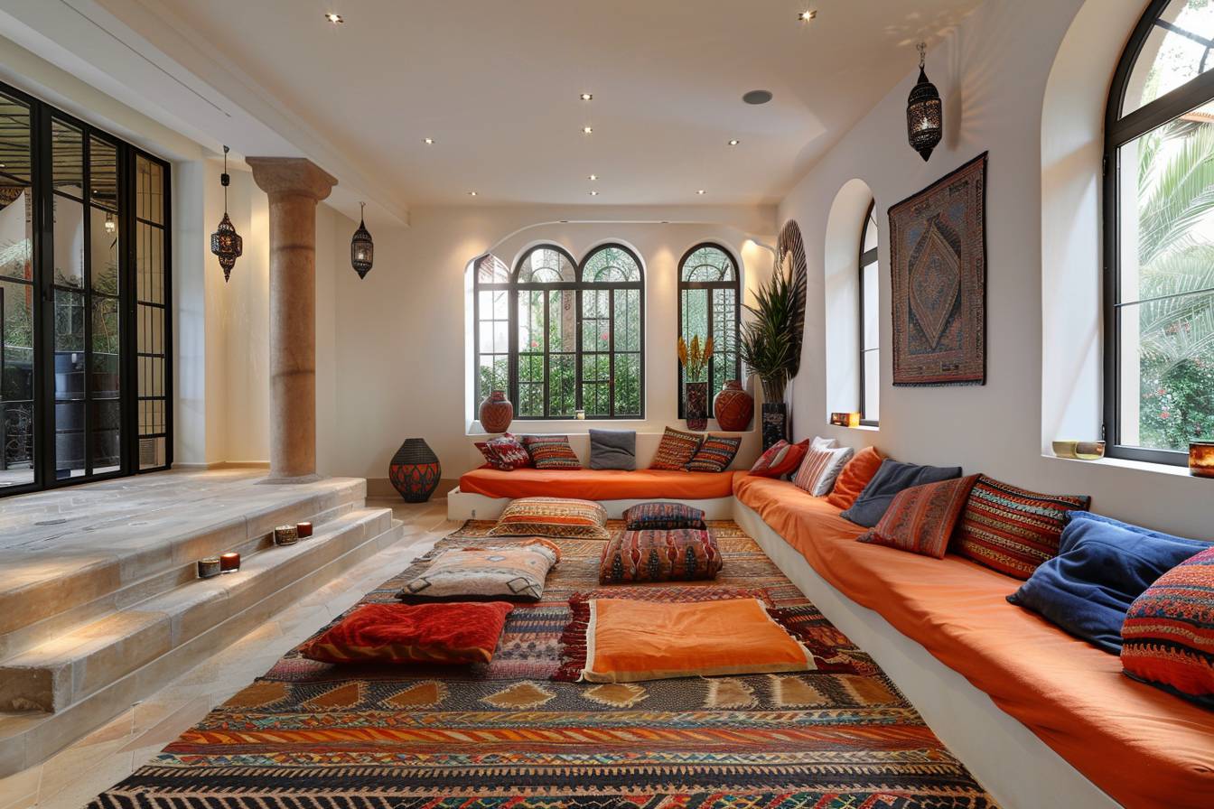 salon-marocain-moderne-rouge