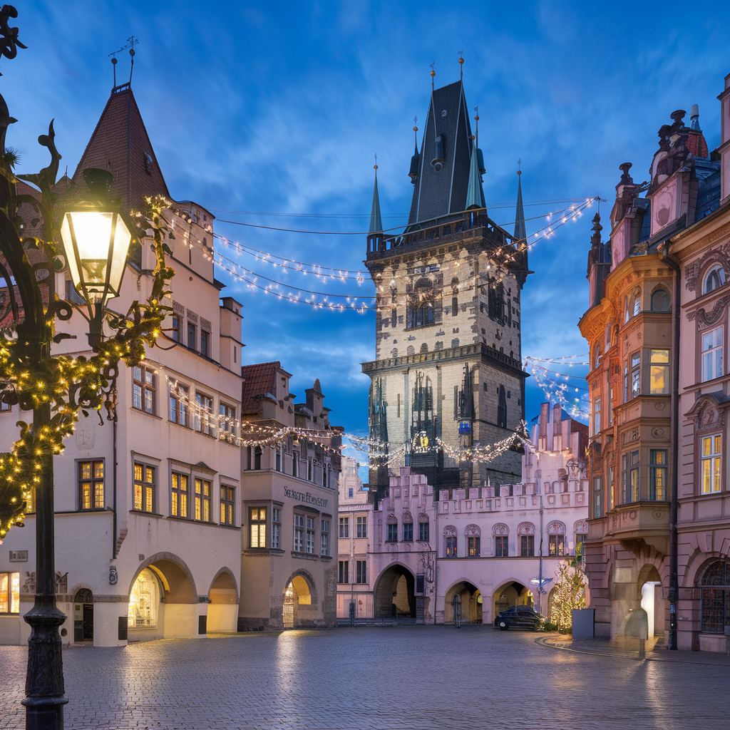 Place centrale ville de Prague