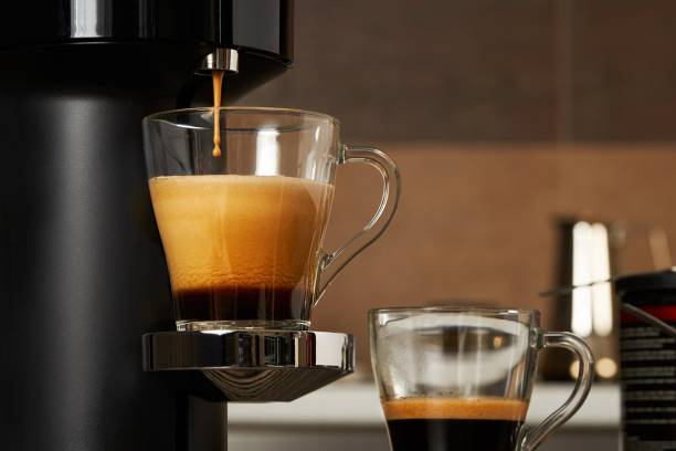 préparer un expresso machine café