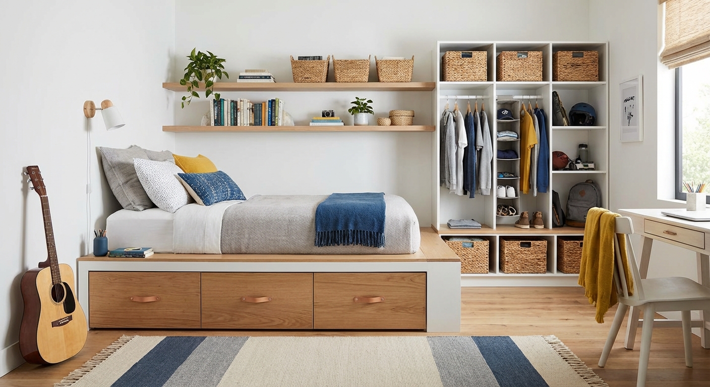 découvrez nos conseils pour transformer une chambre d'enfant en un espace stylé et adapté aux adolescents, alliant confort, modernité et personnalité.