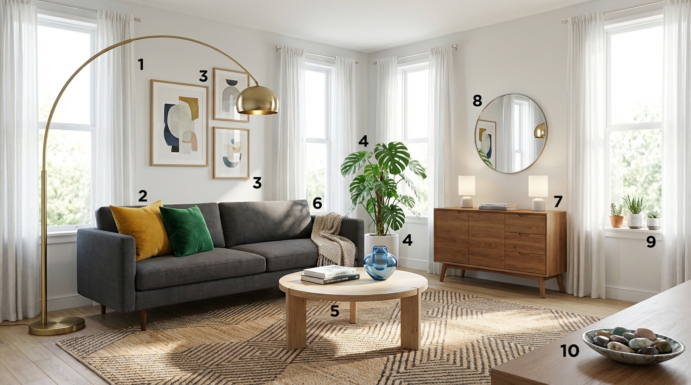 découvrez 10 idées simples pour décorer un salon moderne et créer un effet "waouh" sans avoir à tout refaire. transformez votre espace avec style et facilité !