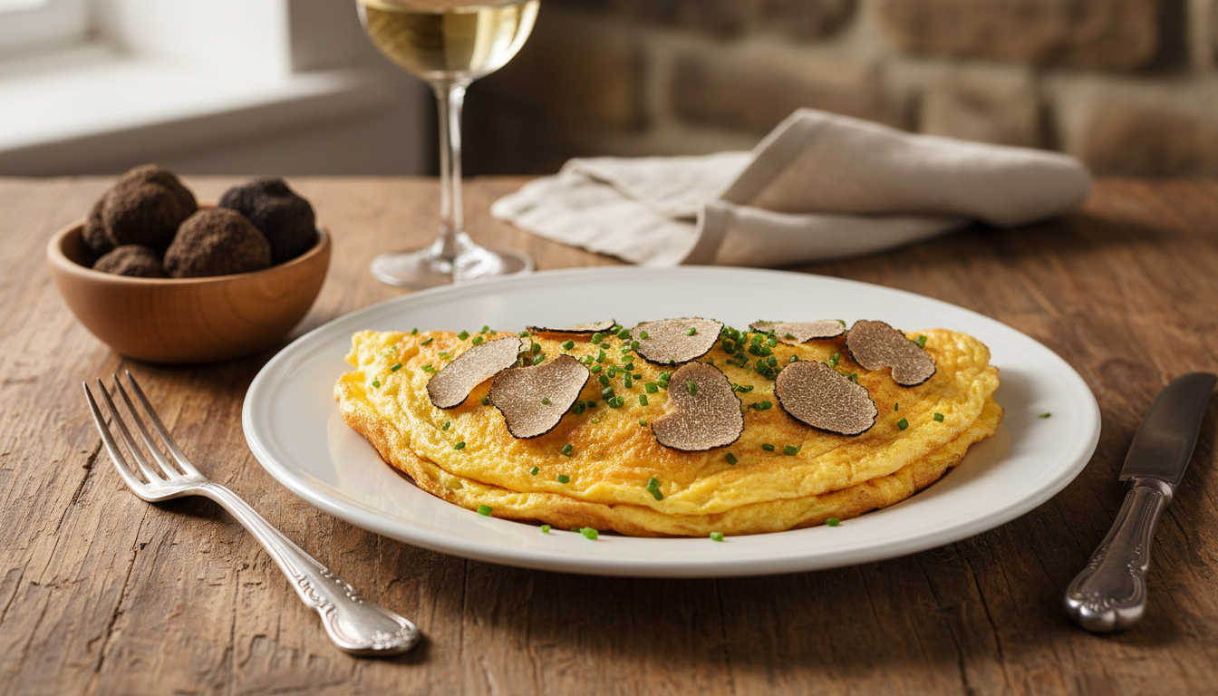 découvrez une recette facile d’omelette à la truffe pour épater vos invités avec un plat raffiné et savoureux, idéal pour toutes les occasions.